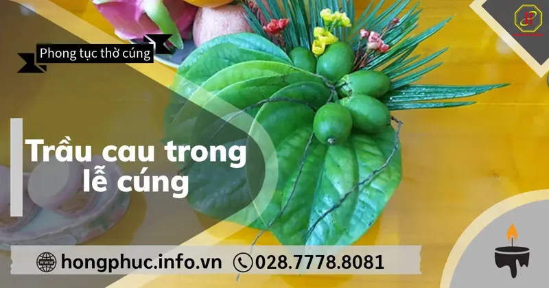 Sản phẩm Trau cau trong le cung — Công Ty TNHH Hiệp Thương Ngành Tang Lễ Hồng Phúc — MST 0314295731