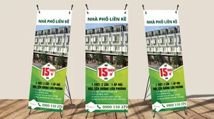 Sản phẩm cung cap standee — Công Ty TNHH Thương Mại Xây Dựng Và Quảng Cáo VIETAD — MST 0314307070