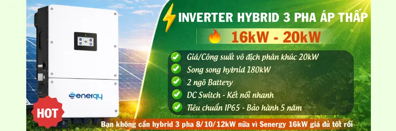 Sản phẩm hybrid 3 pha ap thap 16 20kw 3 — Công Ty TNHH Năng Lượng Gigawatt — MST 0314312271