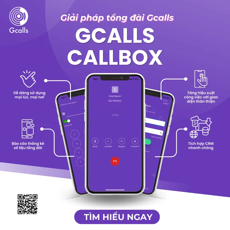Sản phẩm gcalls mobille 1 1 — Call Center Gcalls - Công Ty CP Gcalls — MST 0314324527