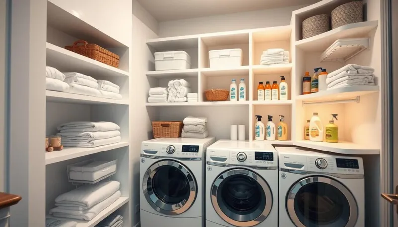Sản phẩm laundry room shelving 1024x585 — Đồng Phục Wemay - Công TY TNHH TM DV XNK Ngọc Hưng — MST 0314341473