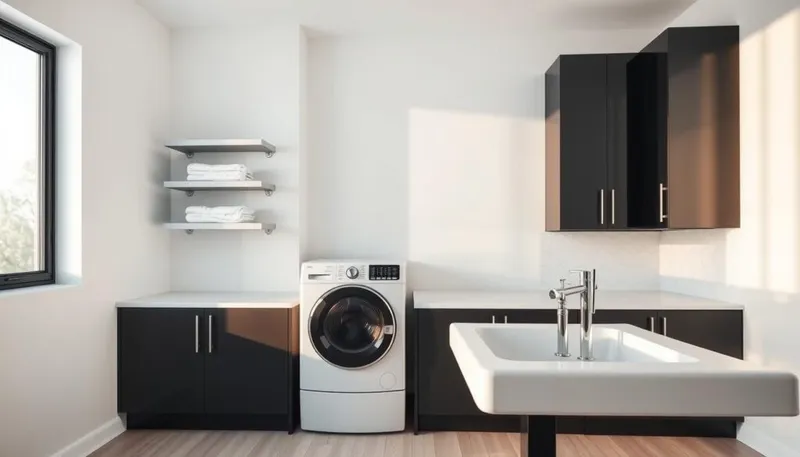 Sản phẩm modern laundry room design 1024x585 — Đồng Phục Wemay - Công TY TNHH TM DV XNK Ngọc Hưng — MST 0314341473