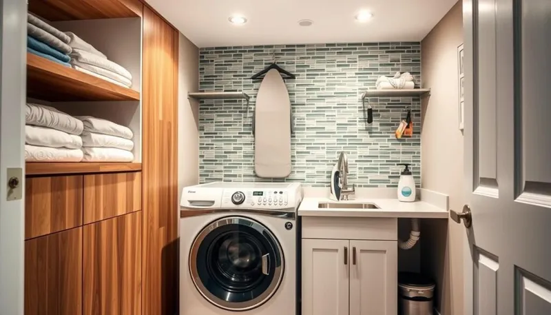 Sản phẩm small laundry room ideas 1024x585 — Đồng Phục Wemay - Công TY TNHH TM DV XNK Ngọc Hưng — MST 0314341473