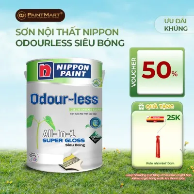 Sản phẩm son noi that nippon odourless sieu bong 5l 400x400 — Công Ty TNHH Thương Mại Và Xây Dựng Đạt Sơn — MST 0314344629