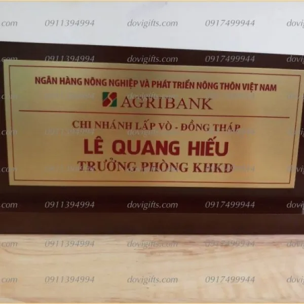 Sản phẩm bangchucdanhgodong1 — Quà Tặng DOVIGIFTS - Công Ty TNHH Sản Xuất Và Thương Mại Đồng Viên — MST 0314352429