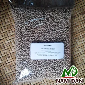 Sản phẩm tieu so trang chat luong cao — Công Ty TNHH Mua Bán Nông Sản Và Chế Biến Tiêu Nam Đan — MST 0314362755