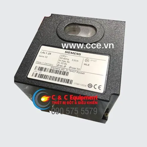 Sản phẩm Siemens LAL1.25 — Đầu Đốt CCE - Công Ty TNHH Thiết Bị Đốt Và Điều Khiển — MST 0314390819