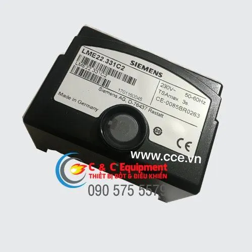 Sản phẩm Siemens LME22.331C2 — Đầu Đốt CCE - Công Ty TNHH Thiết Bị Đốt Và Điều Khiển — MST 0314390819