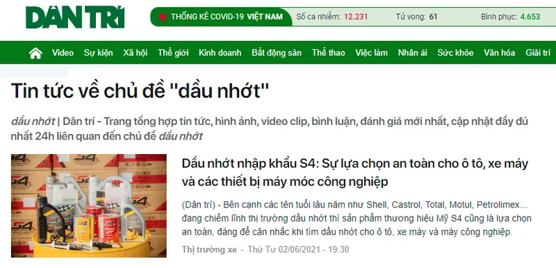Sản phẩm dau thuy luc s4_orig — Chi Nhánh Long An - Công Ty TNHH Dầu Nhớt Nhập Khẩu S4 — MST 0314399152