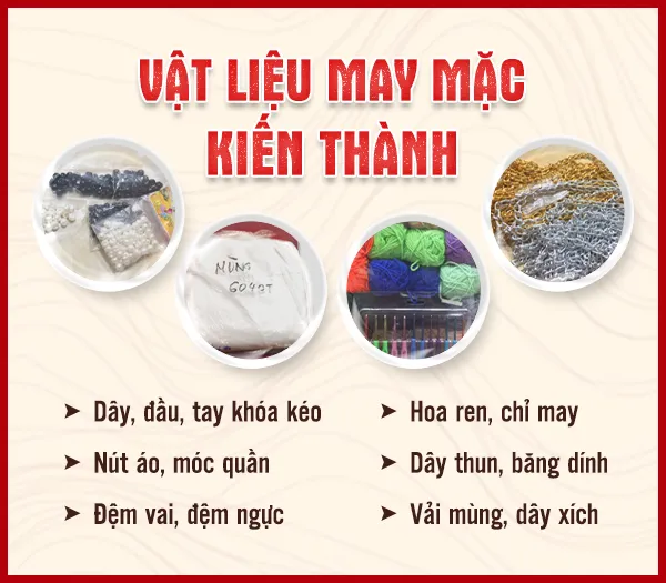 Sản phẩm intro — Nguyên Phụ Liệu May Mặc Kiến Thành - Công Ty TNHH Thương Mại Dịch Vụ Kiến Thành — MST 0314415862
