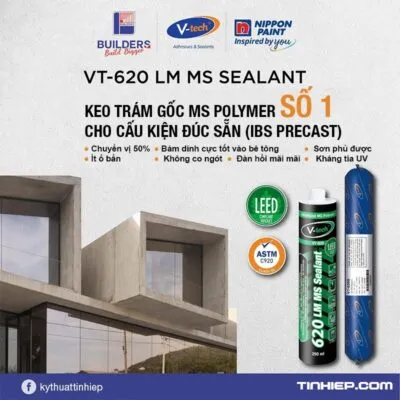 Sản phẩm VT 620 MS polymer sealant for IBS Precast 2 400x400 — Công Ty Cổ Phần Kỹ Thuật Tín Hiệp — MST 0314430469