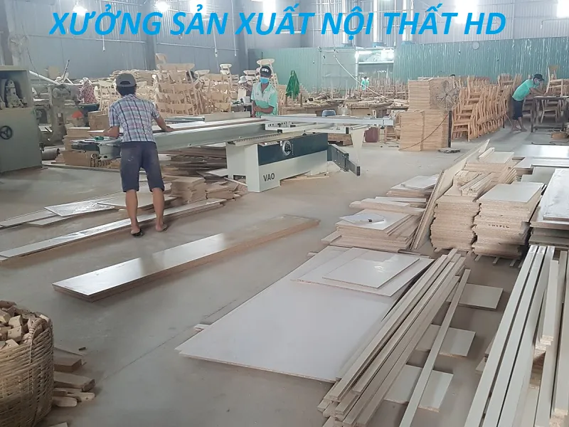 Sản phẩm xuong san xuat noi that HD — Công Ty TNHH TM SX Trang Trí Nội Thất HD — MST 0314443362