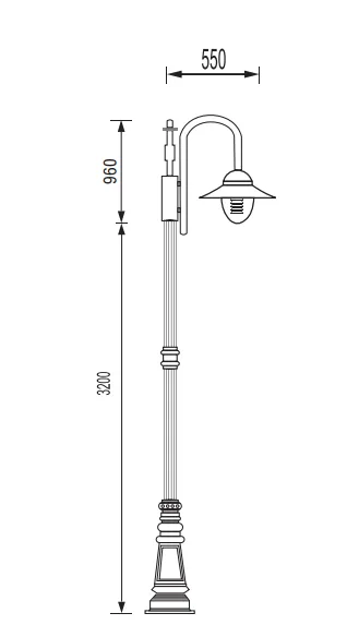 Sản phẩm SLC PINE JEBI — Trụ Đèn Chiếu Sáng SALICO - Công Ty TNHH Đầu Tư Và Phát Triển SALICO — MST 0314444951