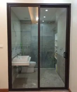 Sản phẩm Cửa nhôm Xingfa nhà vệ sinh 2 cánh mở trượt 247x296 — Công Ty TNHH Xây Dựng Và Trang Trí Nội Thất Hải Phong — MST 0314474018