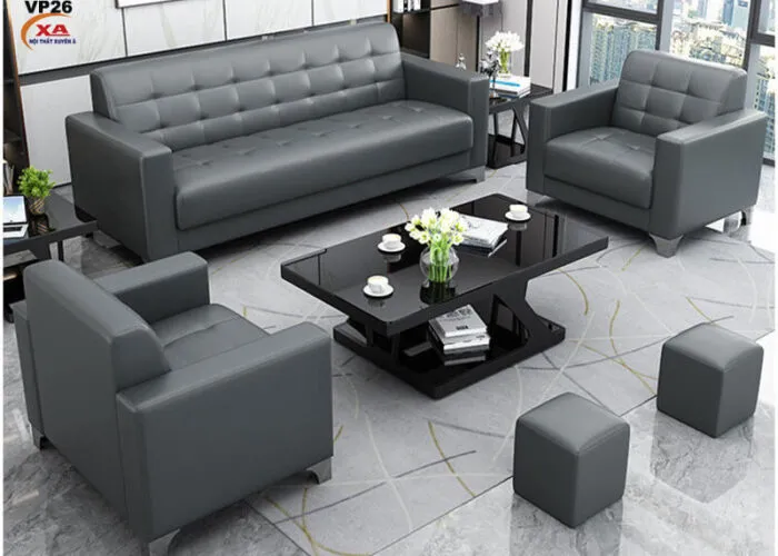 Sản phẩm Sofa van phong boc da VP26 tai Noi That Xuyen A 700x500 — Sofa Xuyên Á - Công Ty TNHH SX TM DV Nội Thất Xuyên Á — MST 0314478407