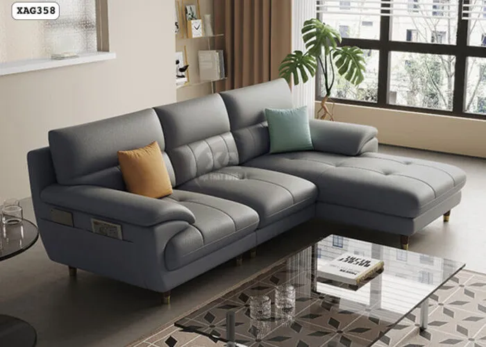 Sản phẩm Sofa gia da cao cap XAG358 tai Noi That Xuyen A 700x500 — Sofa Xuyên Á - Công Ty TNHH SX TM DV Nội Thất Xuyên Á — MST 0314478407