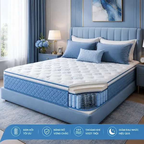 Sản phẩm lo xo — Nệm Giá Kho - Công Ty TNHH Nội Thất Hưng Phát — MST 0314503692