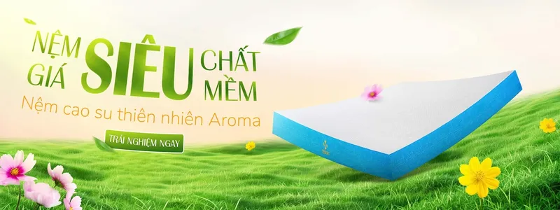 Sản phẩm nem cao su thien nhien aroma — Nệm Giá Kho - Công Ty TNHH Nội Thất Hưng Phát — MST 0314503692
