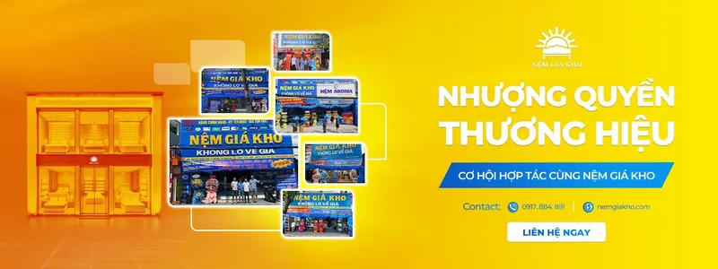 Sản phẩm nhuong quyen thuong hieu nem gia kho — Nệm Giá Kho - Công Ty TNHH Nội Thất Hưng Phát — MST 0314503692