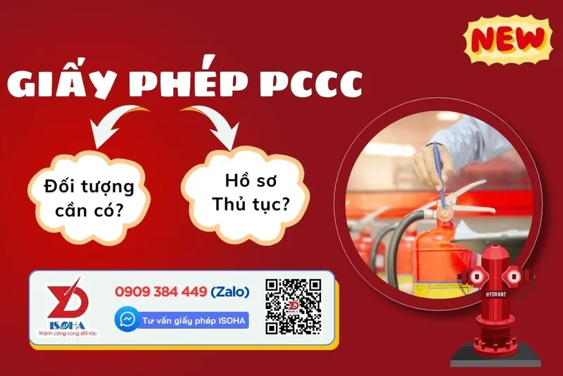 Sản phẩm giay phep pccc doi tuong nao can co ho so thu tuc — Công Ty TNHH Tiêu Chuẩn Chất Lượng ISOHA — MST 0314510001