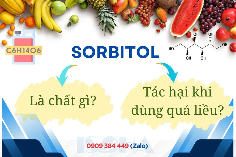 Sản phẩm chat sorbitol la gi nguy hai khi tieu thu qua muc — Công Ty TNHH Tiêu Chuẩn Chất Lượng ISOHA — MST 0314510001