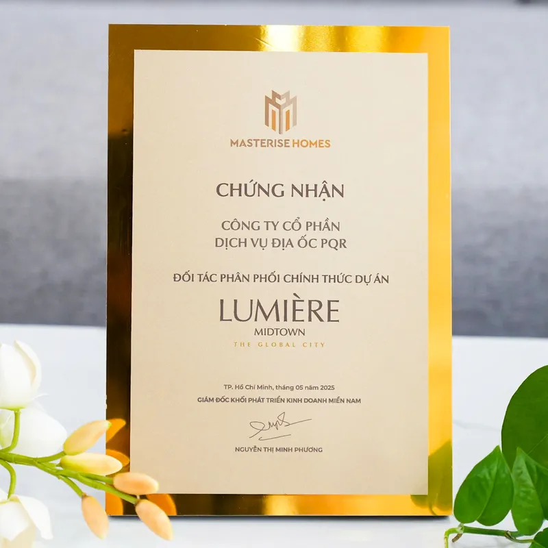 Sản phẩm pqr dai ly phan phoi chinh thuc du an lumiere midtown — Công Ty Cổ Phần Dịch Vụ Địa Ốc PQR — MST 0314524854