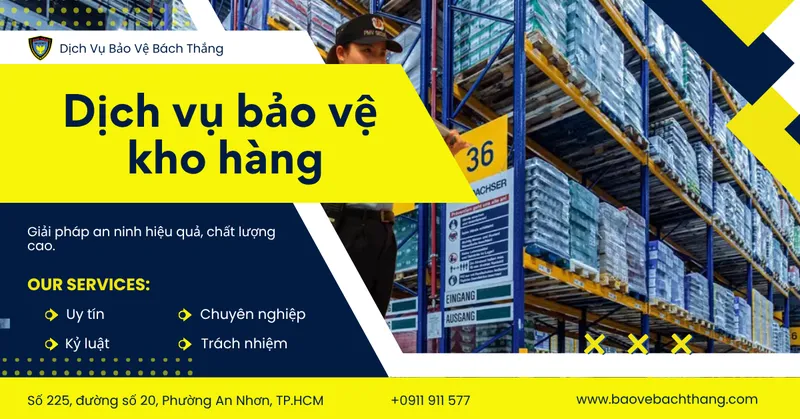 Sản phẩm dich vu bao ve kho hang — Công ty TNHH Dịch vụ Bảo Vệ Bách Thắng — MST 0314532245