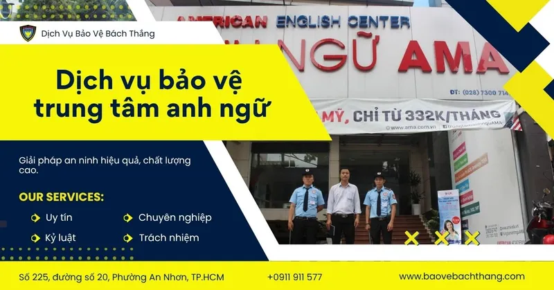 Sản phẩm dich vu bao ve trung tam anh ngu nen — Công ty TNHH Dịch vụ Bảo Vệ Bách Thắng — MST 0314532245