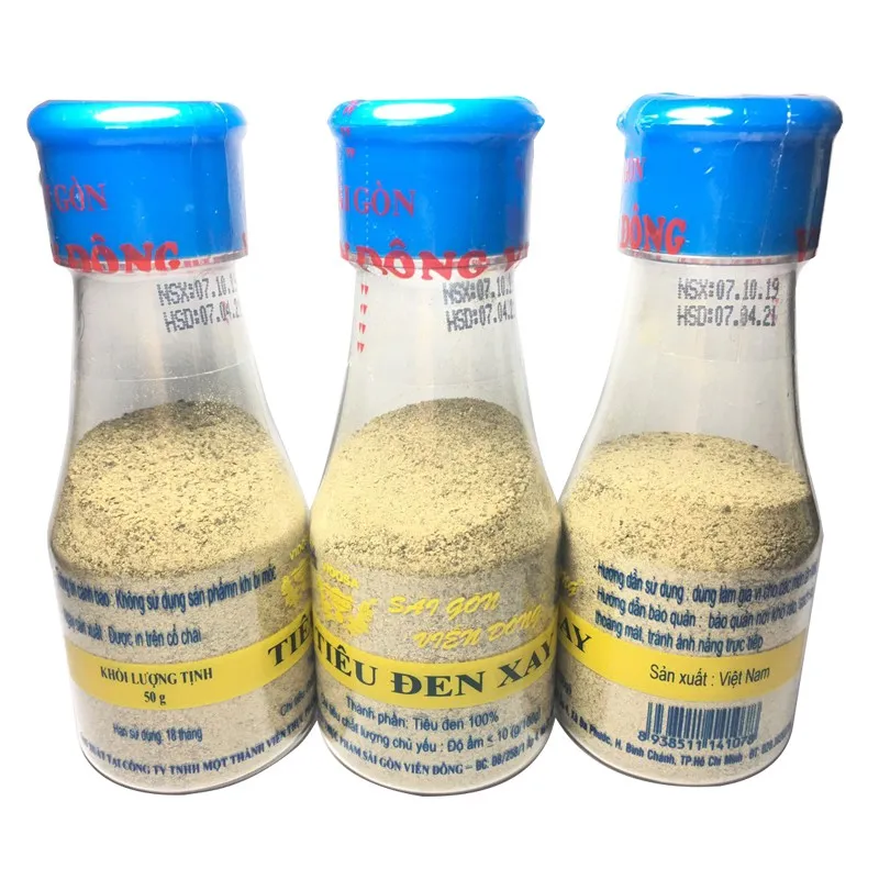 Sản phẩm 1670155427 tieu den xay — Công Ty TNHH Một Thành Viên Thực Phẩm Sài Gòn Viễn Đông — MST 0314578874