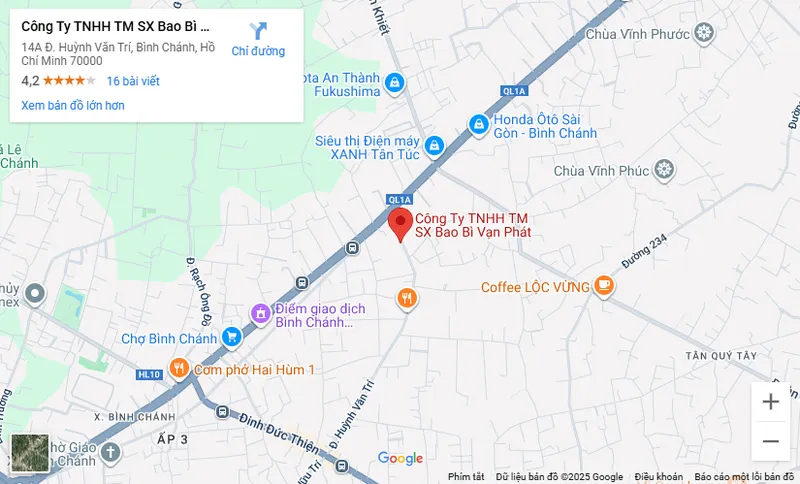 Sản phẩm googlemap 68bea09447d0b — Bao Bì Vạn Phát - Công Ty TNHH Sản Xuất Thương Mại Bao Bì Vạn Phát — MST 0314587660