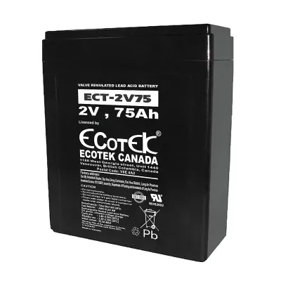 Sản phẩm ac quy ecotek ect2v75 2v75ah — Công Ty TNHH Công Nghệ Tin Học Trần Nguyễn — MST 0314593047