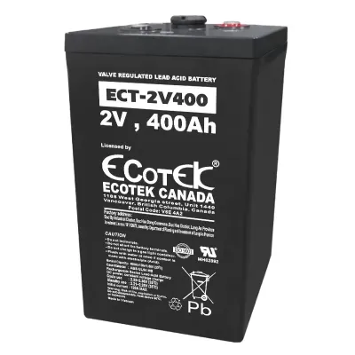 Sản phẩm ac quy ecotek ect2v400 2v400ah — Công Ty TNHH Công Nghệ Tin Học Trần Nguyễn — MST 0314593047