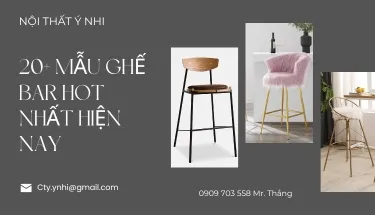 Sản phẩm 20 mau ghe quay bar hot nhat hien nay 4747 — Mây Tre ý Nhi - Công Ty TNHH Thương Mại Tổng Hợp Mây Tre Lá ý Nhi — MST 0314610750