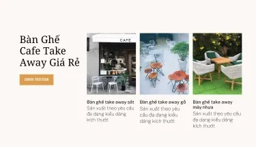 Sản phẩm ban ghe cafe take away gia re 3278 — Mây Tre ý Nhi - Công Ty TNHH Thương Mại Tổng Hợp Mây Tre Lá ý Nhi — MST 0314610750