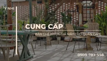 Sản phẩm ban ghe nhua gia may quan cafe 8541 — Mây Tre ý Nhi - Công Ty TNHH Thương Mại Tổng Hợp Mây Tre Lá ý Nhi — MST 0314610750