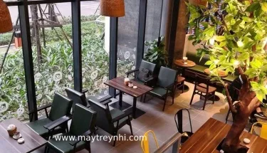 Sản phẩm cach bo tri ban ghe quan ca phe 7172 — Mây Tre ý Nhi - Công Ty TNHH Thương Mại Tổng Hợp Mây Tre Lá ý Nhi — MST 0314610750