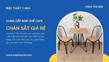 Sản phẩm cung cap ban ghe cafe chan sat gia re 6355 — Mây Tre ý Nhi - Công Ty TNHH Thương Mại Tổng Hợp Mây Tre Lá ý Nhi — MST 0314610750