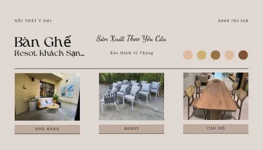 Sản phẩm cung cap ban ghe resot khach san nha hang 7360 — Mây Tre ý Nhi - Công Ty TNHH Thương Mại Tổng Hợp Mây Tre Lá ý Nhi — MST 0314610750
