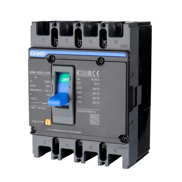 Sản phẩm MCCB Chint NXM 125S 4P — Công Ty TNHH Kỹ Thuật Cơ Điện Hải Âu — MST 0314620741