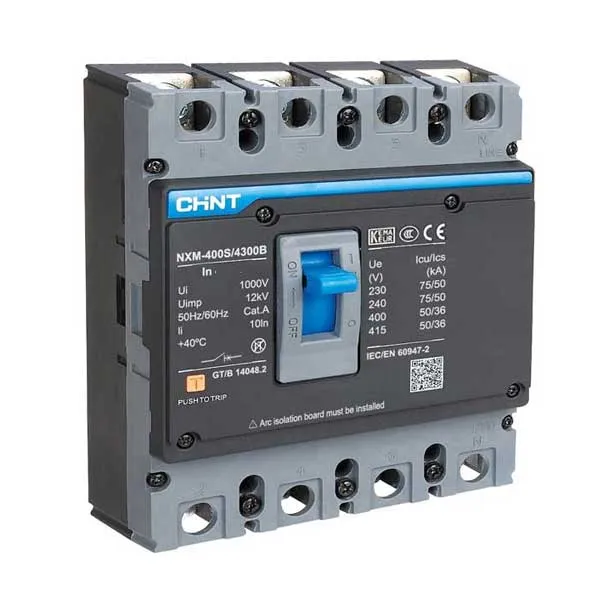 Sản phẩm MCCB Chint NXM 400S 4P — Công Ty TNHH Kỹ Thuật Cơ Điện Hải Âu — MST 0314620741