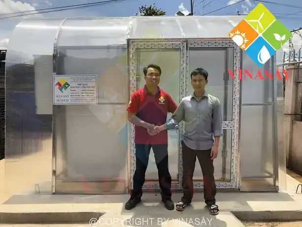 Sản phẩm ban giao may say nang luong mat troi cho co so ant farm — Công Ty Cổ Phần Công Nghệ Năng Lượng Bền Vững Việt Nam — MST 0314626895