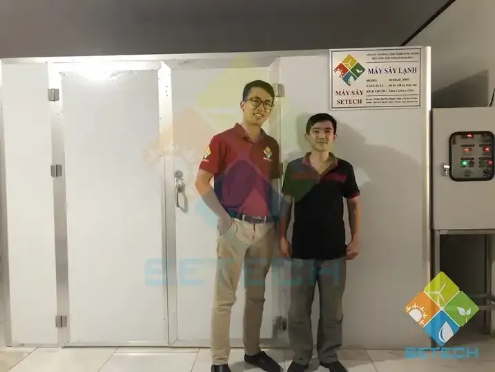 Sản phẩm ban giao may say lanh SETECH — Công Ty Cổ Phần Công Nghệ Năng Lượng Bền Vững Việt Nam — MST 0314626895