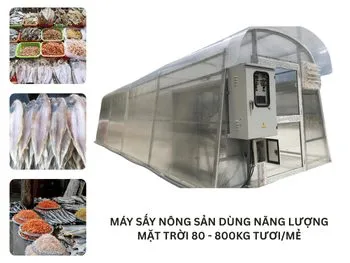 Sản phẩm MAY SAY NONG SAN DUNG NANG LUONG MAT TROI 80 800KG TUOIME — Công Ty Cổ Phần Công Nghệ Năng Lượng Bền Vững Việt Nam — MST 0314626895