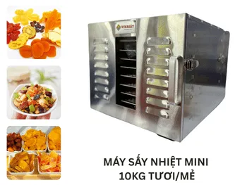 Sản phẩm MAY SAY NHIET MINI 10KG TUOIME — Công Ty Cổ Phần Công Nghệ Năng Lượng Bền Vững Việt Nam — MST 0314626895