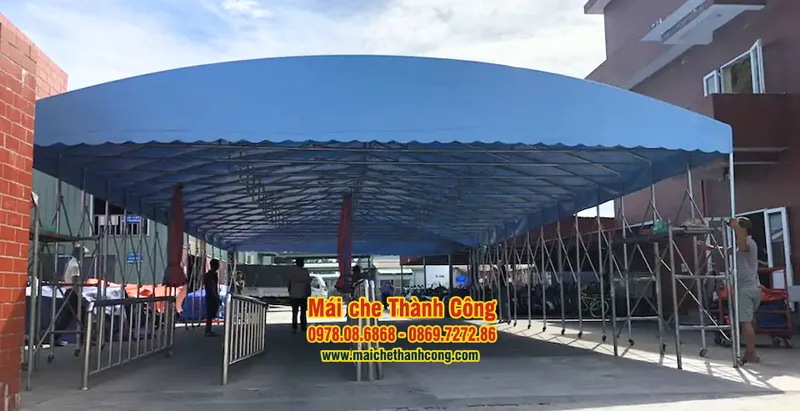 Sản phẩm mai vom di dong tc — Lắp Đặt Mái Che Mái Hiên HCM - Công Ty TNHH Cơ Khí Mái Hiên Vạn Thành Công — MST 0314641903