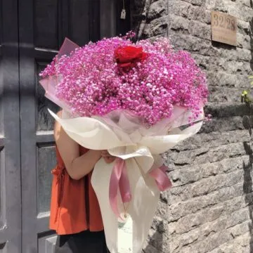Sản phẩm bo hoa Pink Baby 360x360 — Công Ty TNHH Hoa Tươi FLOWERSIGHT — MST 0314643481