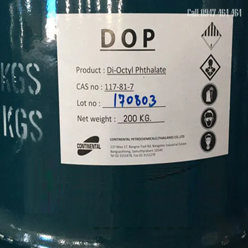 Sản phẩm DOA – DPHP – UN488 — Hóa Chất Ming Ching Việt Nam - Công Ty TNHH Ming Ching Việt Nam — MST 0314646147