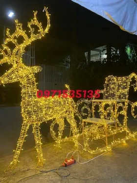Sản phẩm small.co xe keo tuan loc trang tri noel 20252 — Công Ty TNHH Nội Thất Quảng Cáo Hùng Dũng — MST 0314647447