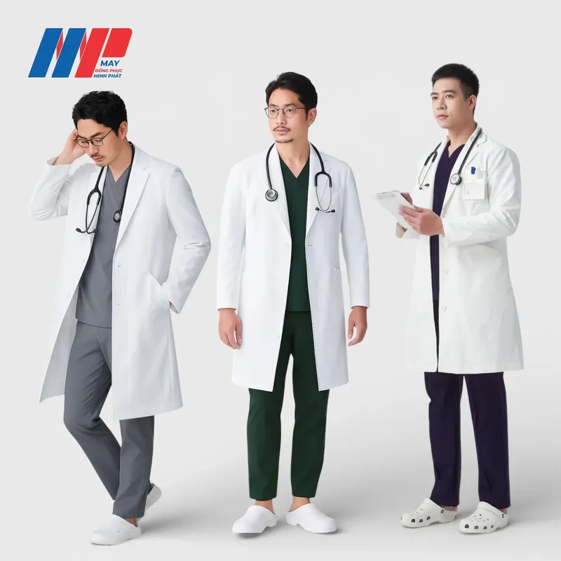 Sản phẩm ao blouse bac si 5 — Công Ty TNHH Dệt May Minh Phát — MST 0314650224