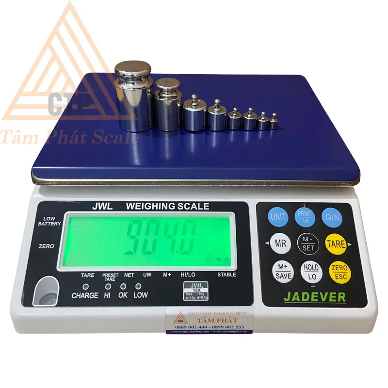 Sản phẩm can trong luong JWL — Cân Điện Tử Tâm Phát - Công Ty TNHH SX TM DV Cân Điện Tử Tâm Phát — MST 0314663569